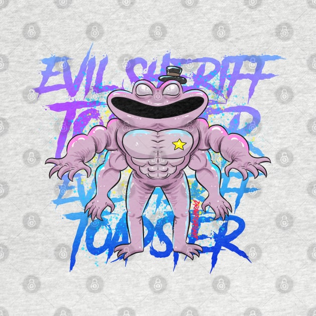 GARTEN OF BAN BAN EVIL SHERIFF TOADSTER by Draw For Fun 